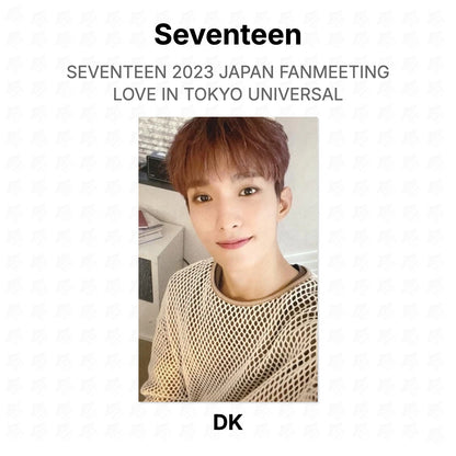 Seventeen 2023 JAPAN FANMEETING LOVE IN TOKYO UNIVERSAL Official Photocard