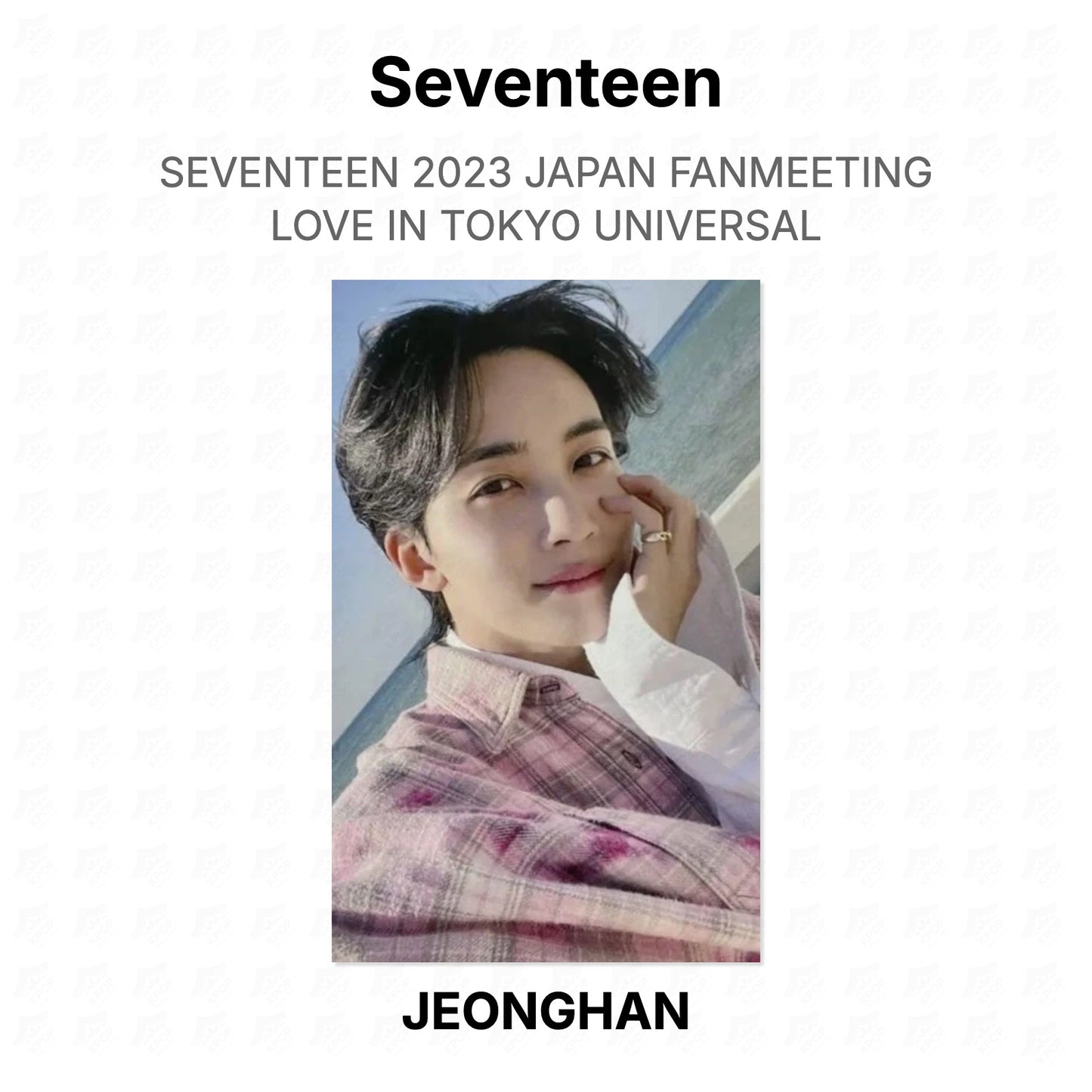 Seventeen 2023 JAPAN FANMEETING LOVE IN TOKYO UNIVERSAL Official Photocard