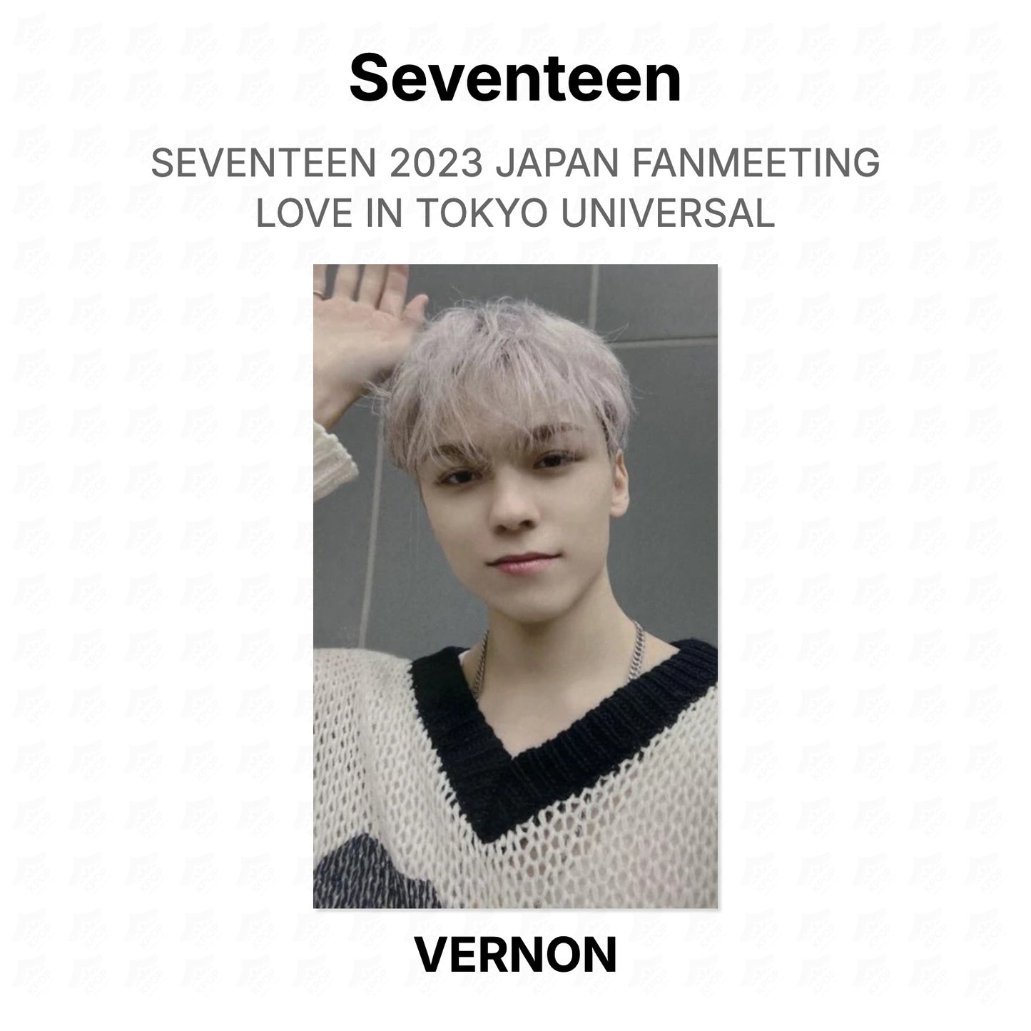 Seventeen 2023 JAPAN FANMEETING LOVE IN TOKYO UNIVERSAL Official Photocard