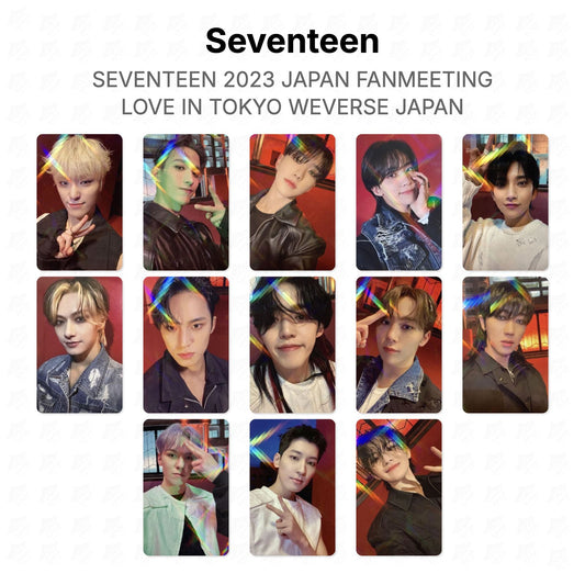 Seventeen 2023 JAPAN FANMEETING LOVE IN TOKYO WEVERSE JAPAN Official Photocard