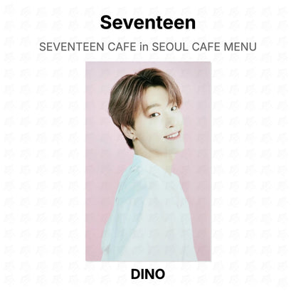Seventeen CAFE in SEOUL CAFE MENU Official Photocard