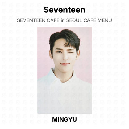 Seventeen CAFE in SEOUL CAFE MENU Official Photocard