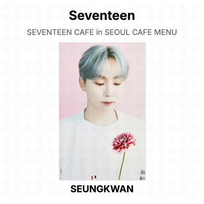 Seventeen CAFE in SEOUL CAFE MENU Official Photocard