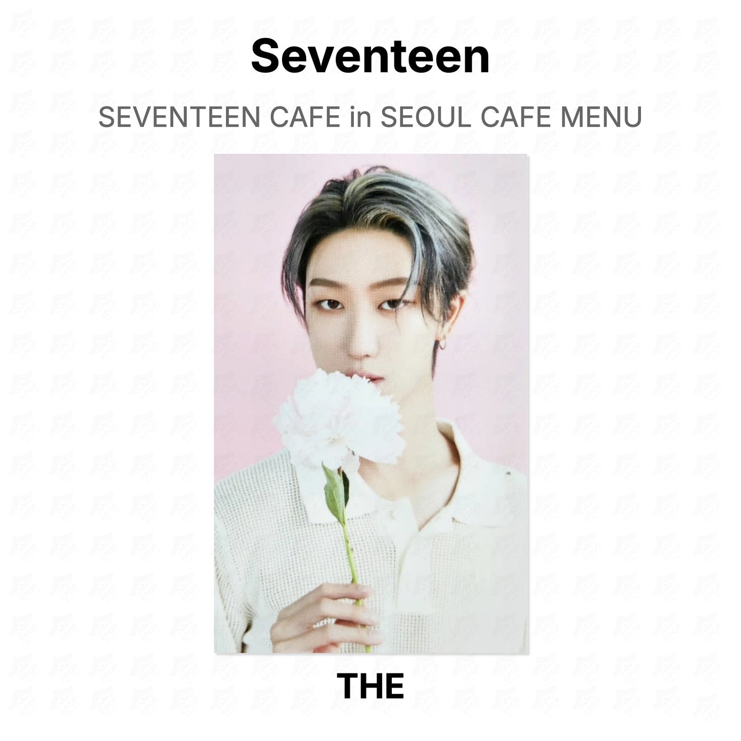 Seventeen CAFE in SEOUL CAFE MENU Official Photocard