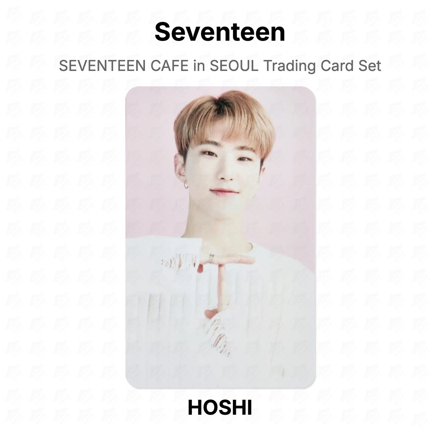 Seventeen CAFE in SEOUL Trading Card Set Official Photocard