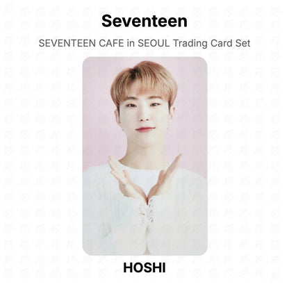 Seventeen CAFE in SEOUL Trading Card Set Official Photocard