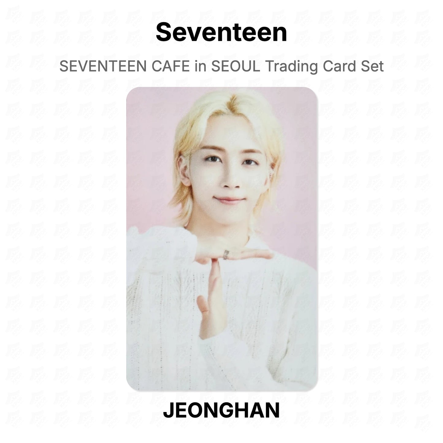 Seventeen CAFE in SEOUL Trading Card Set Official Photocard