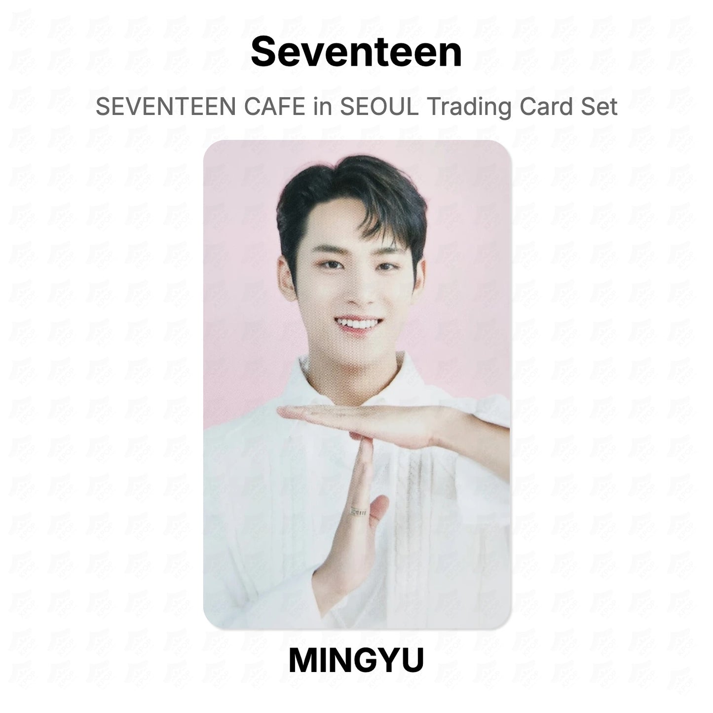Seventeen CAFE in SEOUL Trading Card Set Official Photocard
