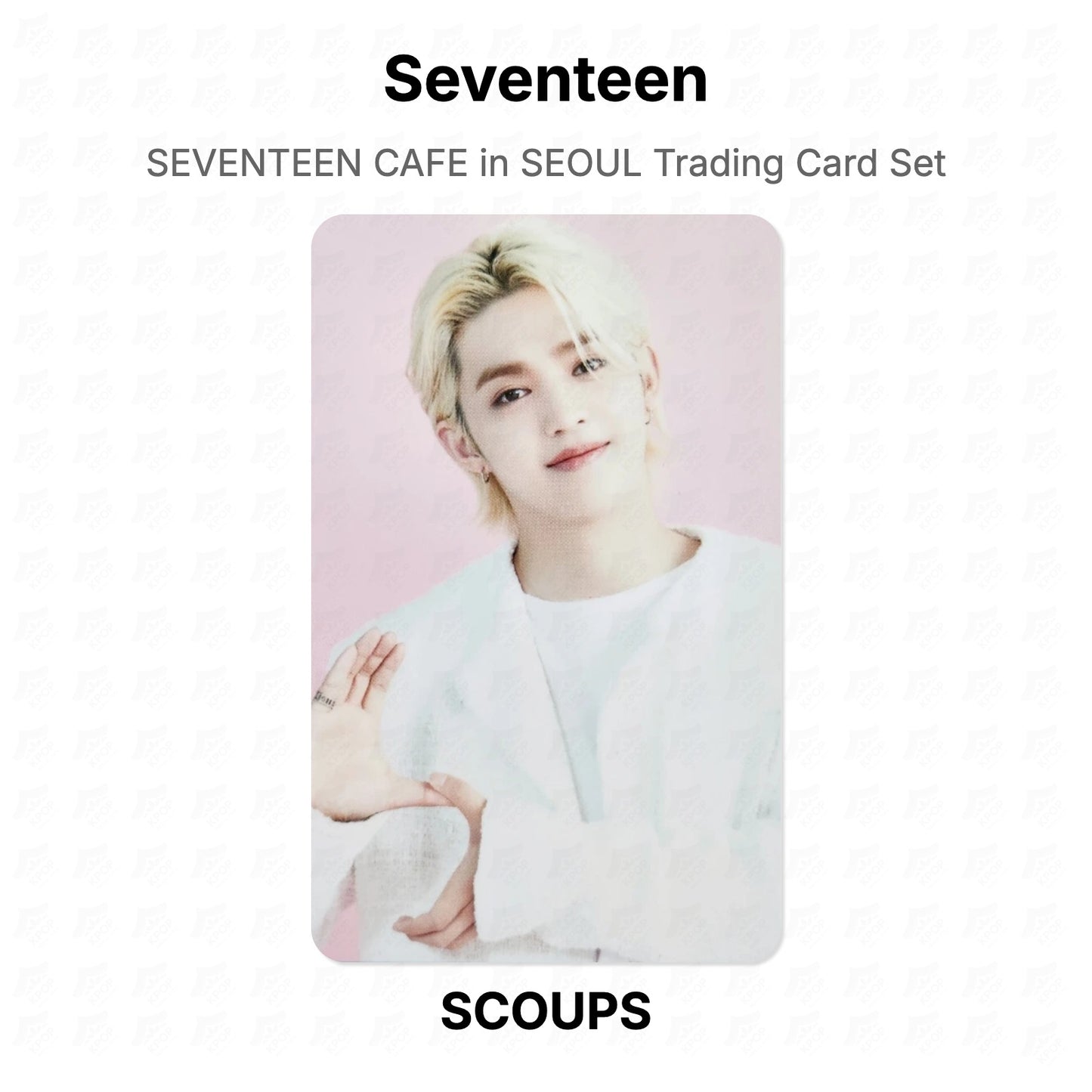 Seventeen CAFE in SEOUL Trading Card Set Official Photocard