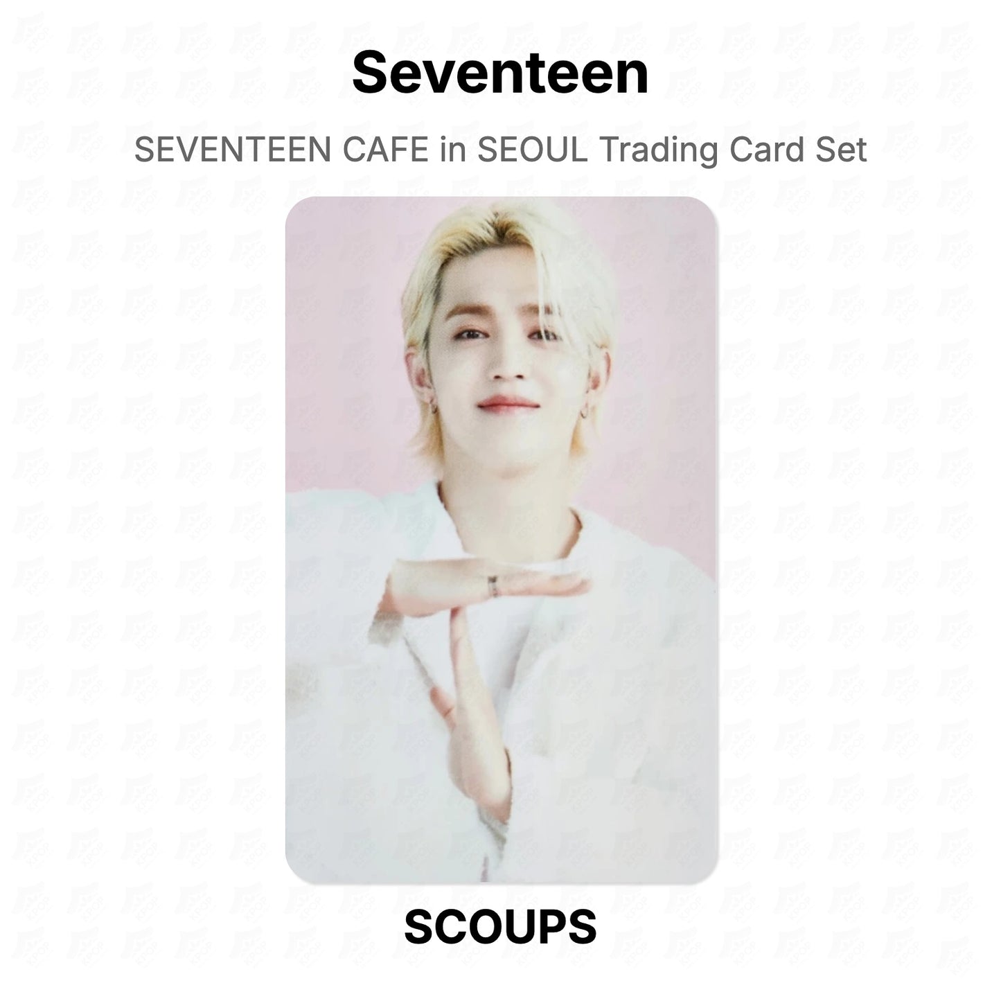 Seventeen CAFE in SEOUL Trading Card Set Official Photocard