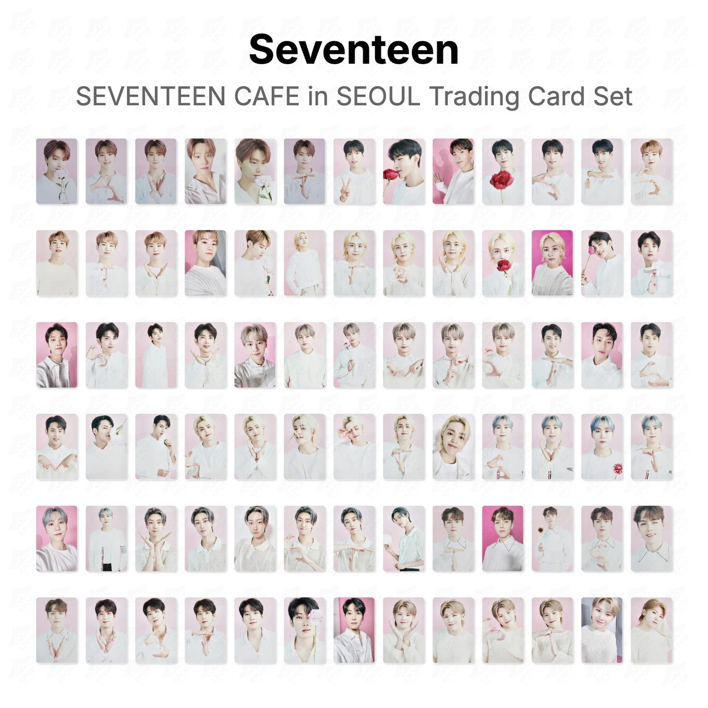 Seventeen SEVENTEEN CAFE in SEOUL Trading Card Set Official Photocard