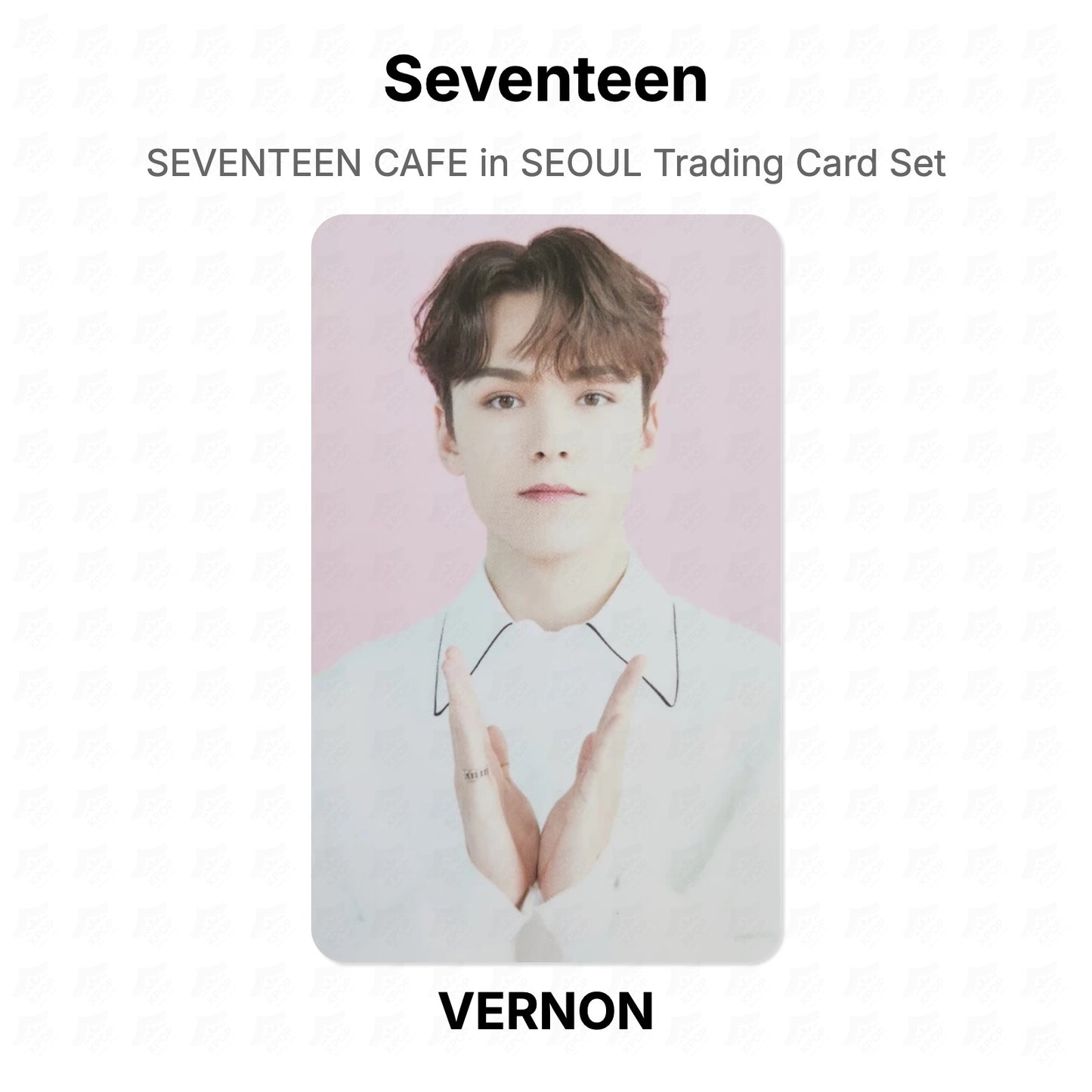 Seventeen CAFE in SEOUL Trading Card Set Official Photocard