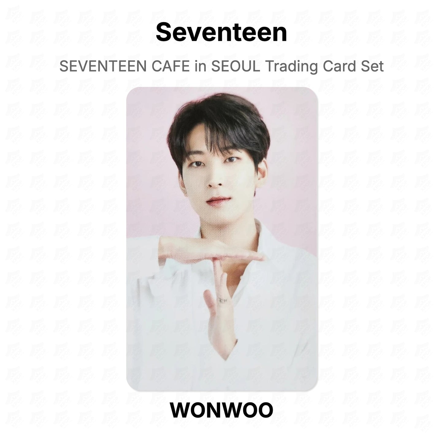 Seventeen CAFE in SEOUL Trading Card Set Official Photocard