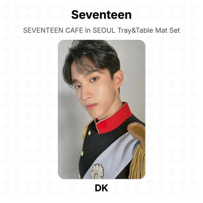 Seventeen CAFE in SEOUL Tray&Table Mat Set Official Photocard