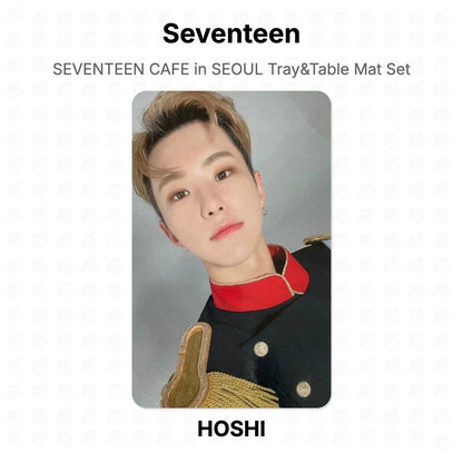 Seventeen CAFE in SEOUL Tray&Table Mat Set Official Photocard
