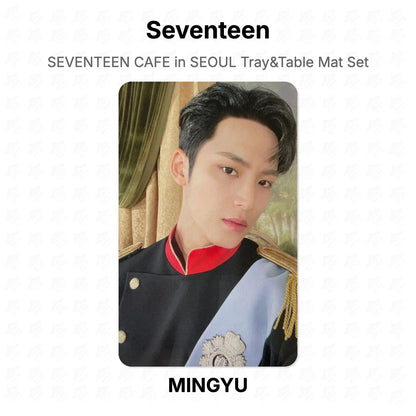 Seventeen CAFE in SEOUL Tray&Table Mat Set Official Photocard