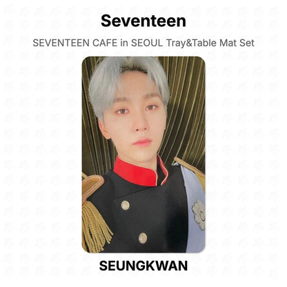 Seventeen CAFE in SEOUL Tray&Table Mat Set Official Photocard