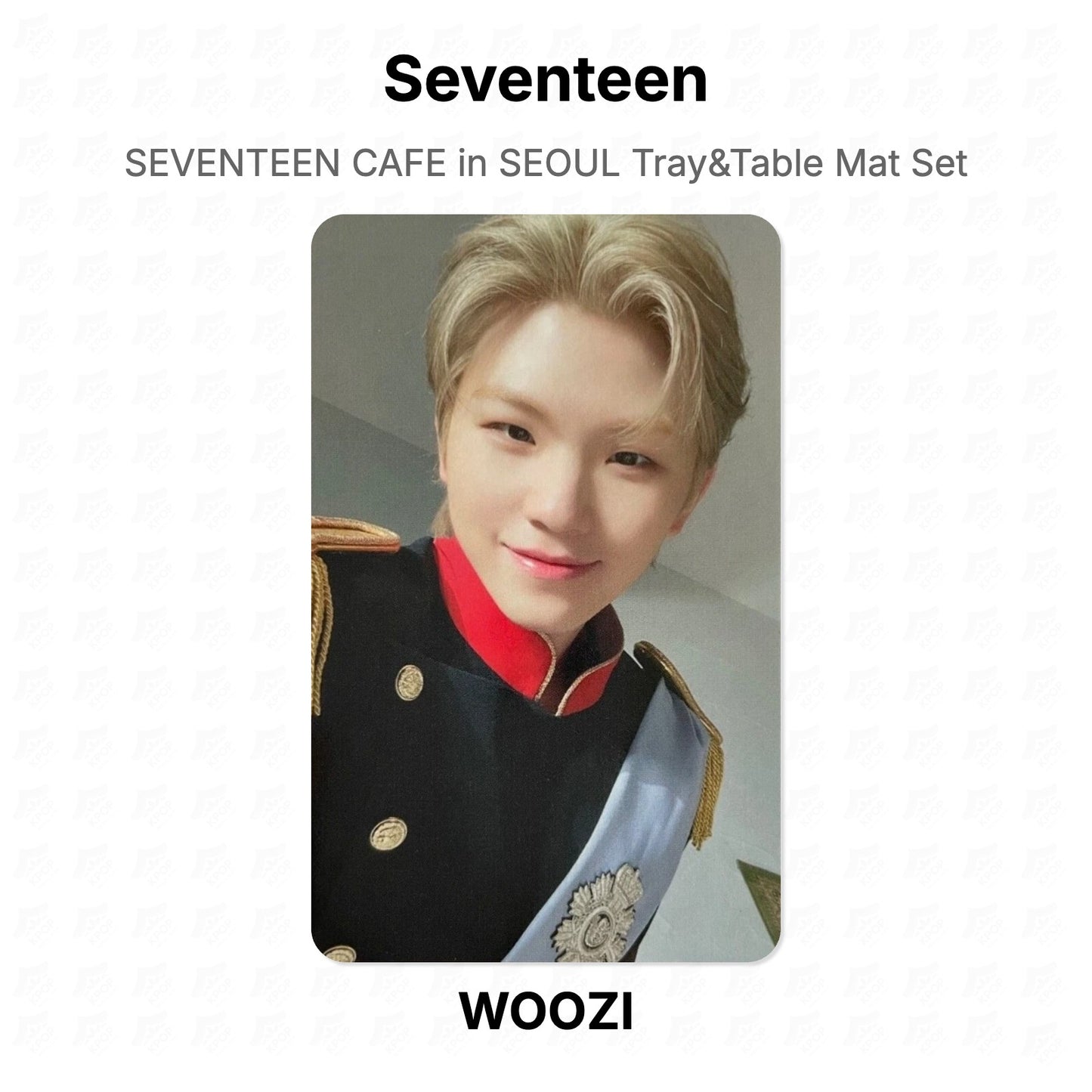Seventeen CAFE in SEOUL Tray&Table Mat Set Official Photocard