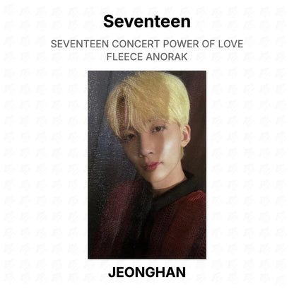 Seventeen CONCERT POWER OF LOVE FLEECE ANORAK Official Photocard