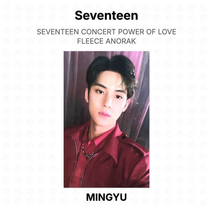 Seventeen CONCERT POWER OF LOVE FLEECE ANORAK Official Photocard