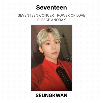 Seventeen CONCERT POWER OF LOVE FLEECE ANORAK Official Photocard
