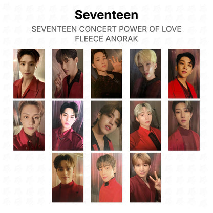 Seventeen CONCERT POWER OF LOVE FLEECE ANORAK Official Photocard