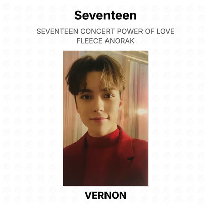 Seventeen CONCERT POWER OF LOVE FLEECE ANORAK Official Photocard