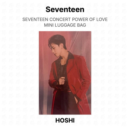 Seventeen CONCERT POWER OF LOVE MINI LUGGAGE BAG Official Photocard