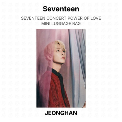 Seventeen CONCERT POWER OF LOVE MINI LUGGAGE BAG Official Photocard