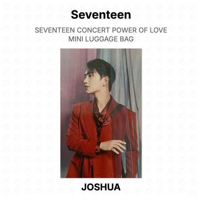 Seventeen CONCERT POWER OF LOVE MINI LUGGAGE BAG Official Photocard