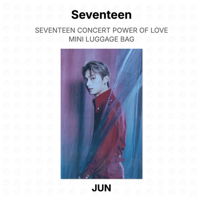 Seventeen CONCERT POWER OF LOVE MINI LUGGAGE BAG Official Photocard