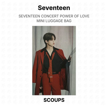 Seventeen CONCERT POWER OF LOVE MINI LUGGAGE BAG Official Photocard