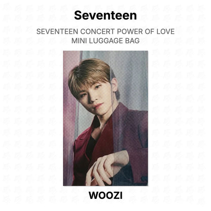 Seventeen CONCERT POWER OF LOVE MINI LUGGAGE BAG Official Photocard