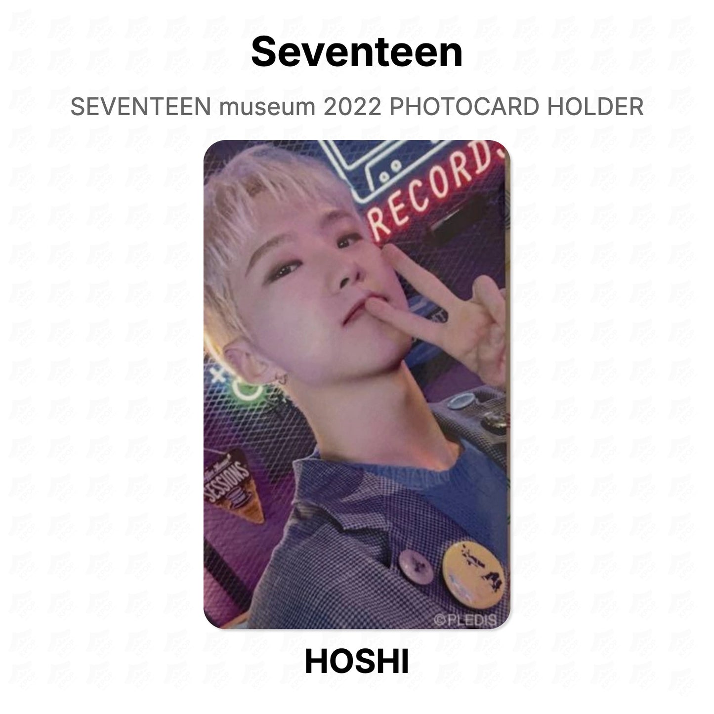 Seventeen museum 2022 PHOTOCARD HOLDER Official Photocard