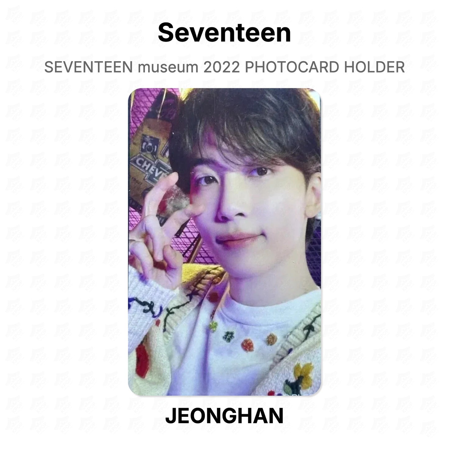 Seventeen museum 2022 PHOTOCARD HOLDER Official Photocard