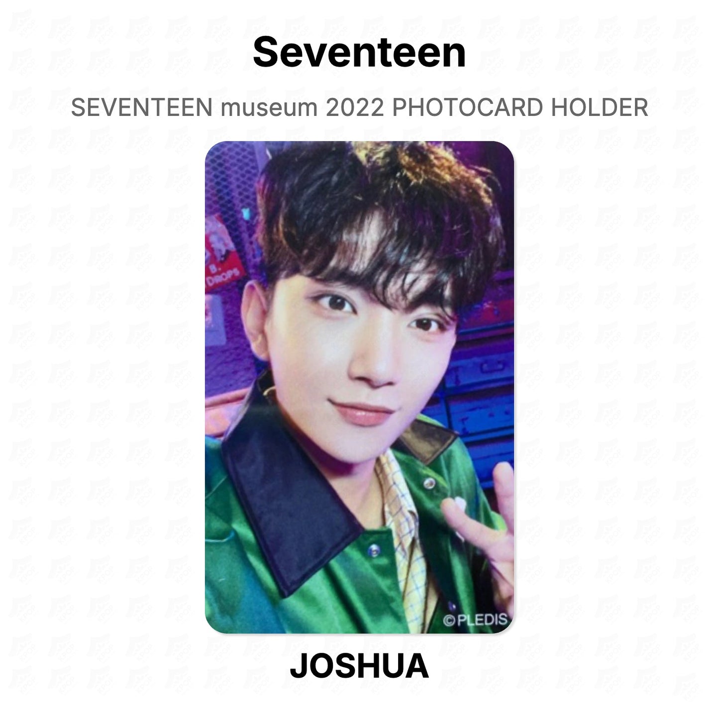 Seventeen museum 2022 PHOTOCARD HOLDER Official Photocard