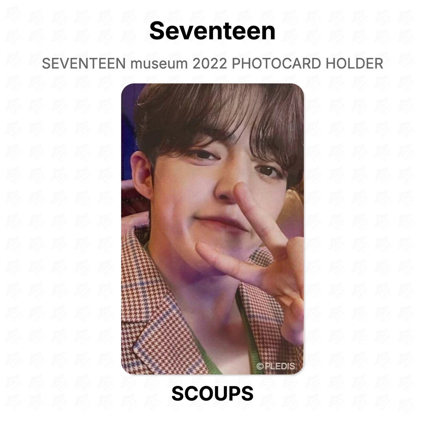 Seventeen museum 2022 PHOTOCARD HOLDER Official Photocard