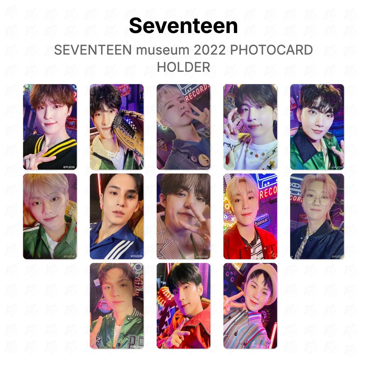 Seventeen museum 2022 PHOTOCARD HOLDER Official Photocard