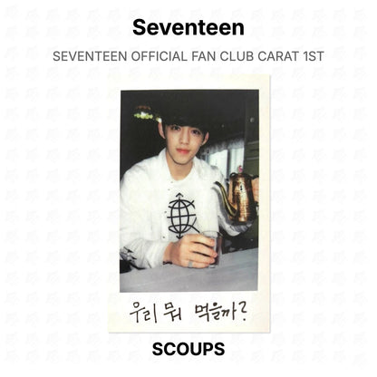 Seventeen OFFICIAL FAN CLUB CARAT 1ST Official Photocard