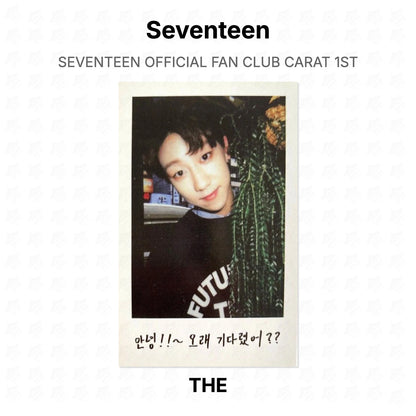 Seventeen OFFICIAL FAN CLUB CARAT 1ST Official Photocard