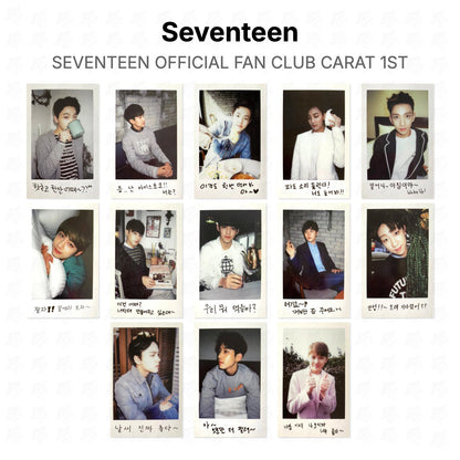 Seventeen OFFICIAL FAN CLUB CARAT 1ST Official Photocard
