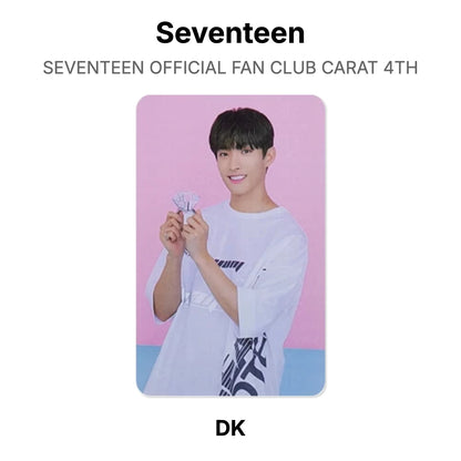 Seventeen SEVENTEEN OFFICIAL FAN CLUB CARAT 4TH Official Photocard