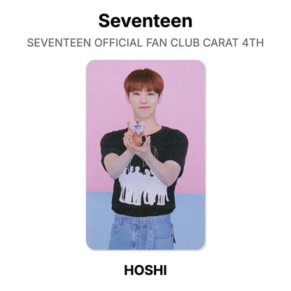 Seventeen SEVENTEEN OFFICIAL FAN CLUB CARAT 4TH Official Photocard