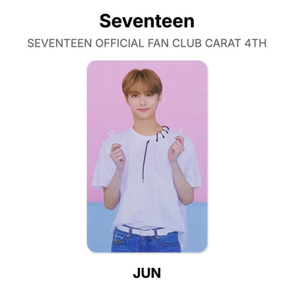 Seventeen SEVENTEEN OFFICIAL FAN CLUB CARAT 4TH Official Photocard
