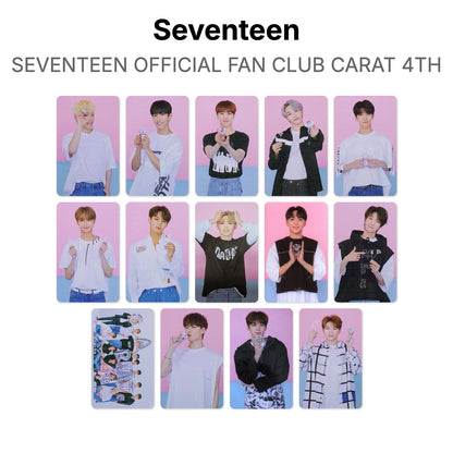 Seventeen SEVENTEEN OFFICIAL FAN CLUB CARAT 4TH Official Photocard