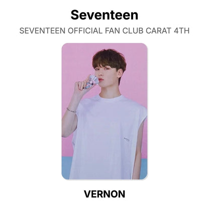 Seventeen SEVENTEEN OFFICIAL FAN CLUB CARAT 4TH Official Photocard
