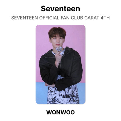 Seventeen SEVENTEEN OFFICIAL FAN CLUB CARAT 4TH Official Photocard