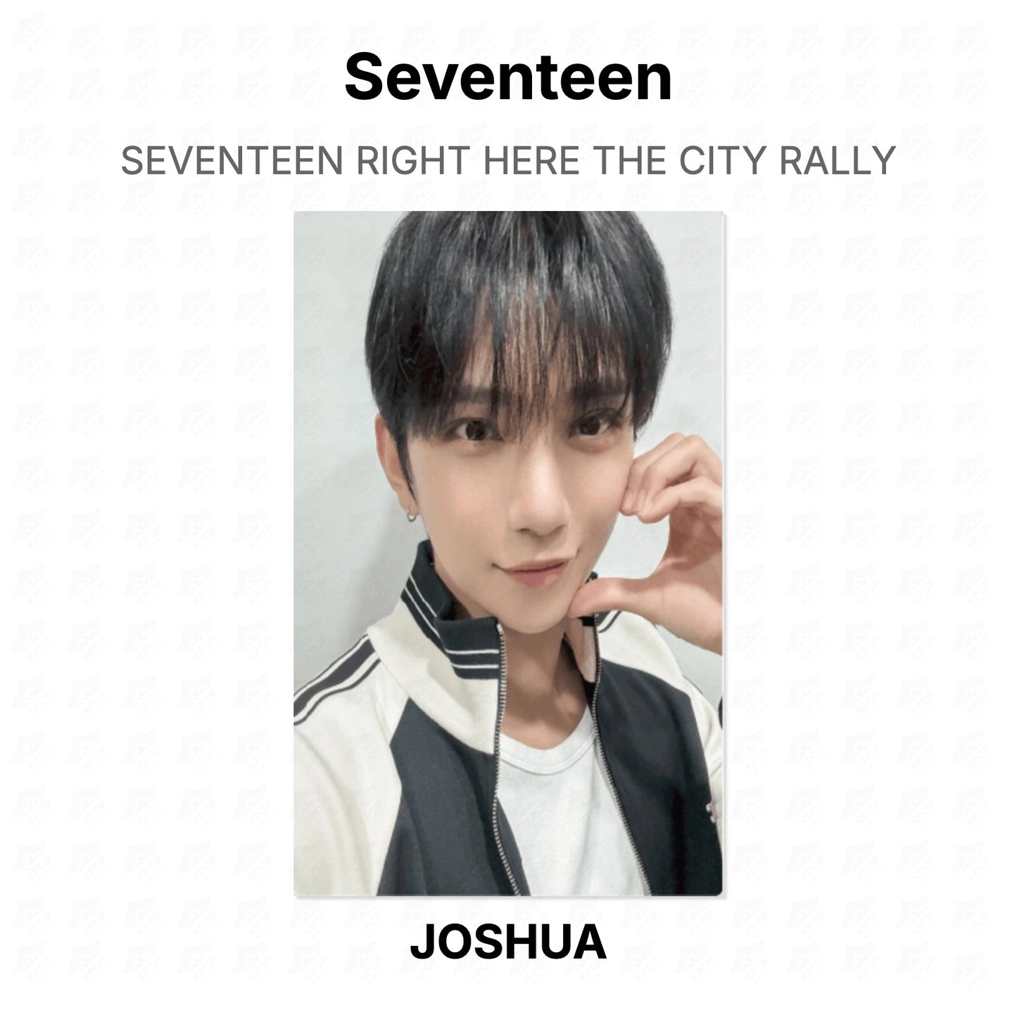 Seventeen RIGHT HERE THE CITY RALLY Official Photocard