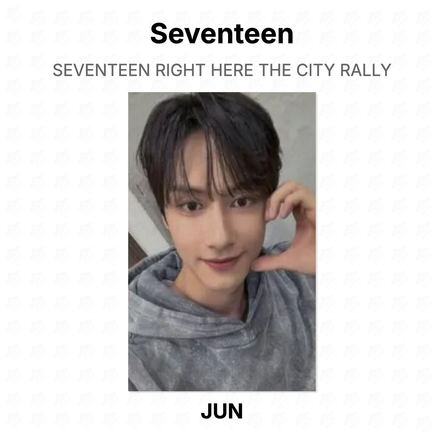 Seventeen RIGHT HERE THE CITY RALLY Official Photocard