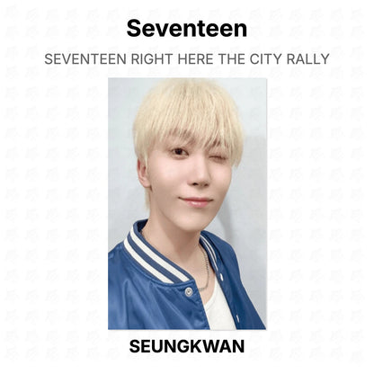 Seventeen RIGHT HERE THE CITY RALLY Official Photocard
